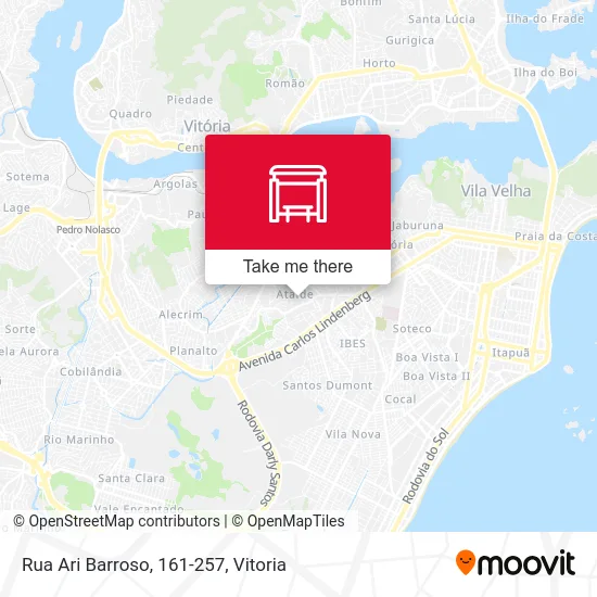 Rua Ari Barroso, 161-257 map