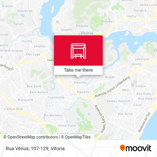 Rua Vênus, 107-129 map