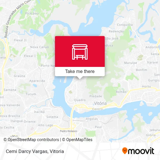 Cemi Darcy Vargas map