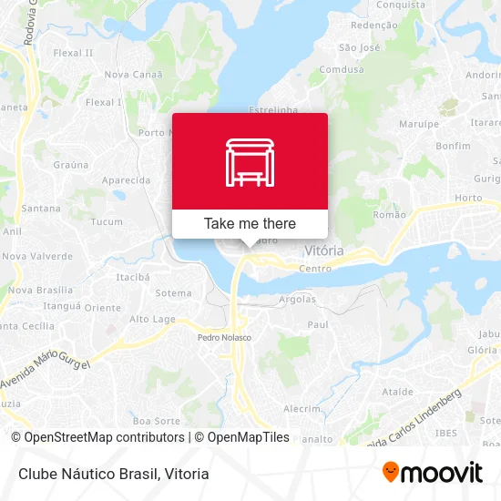 Clube Náutico Brasil map