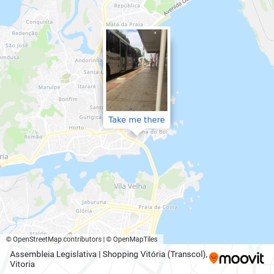 Mapa Assembleia Legislativa | Shopping Vitória (Transcol)