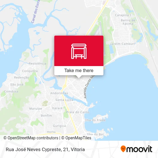 Rua José Neves Cypreste, 21 map