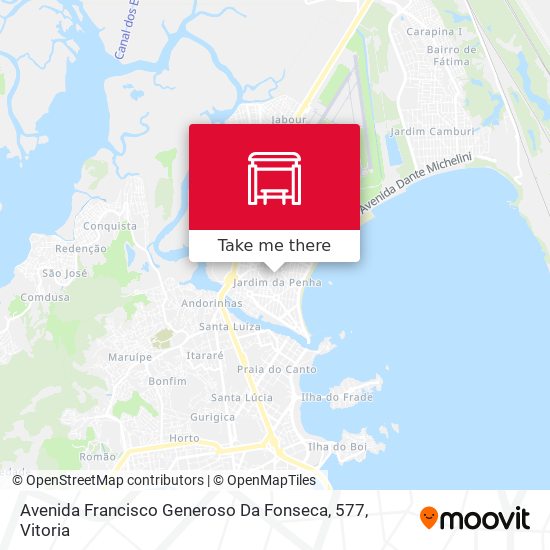 Mapa Avenida Francisco Generoso Da Fonseca, 577