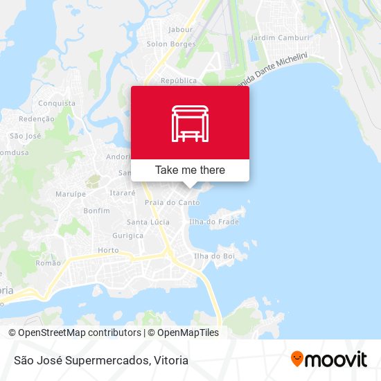 São José Supermercados map