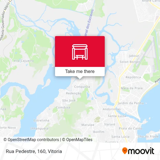 Rua Pedestre, 160 map