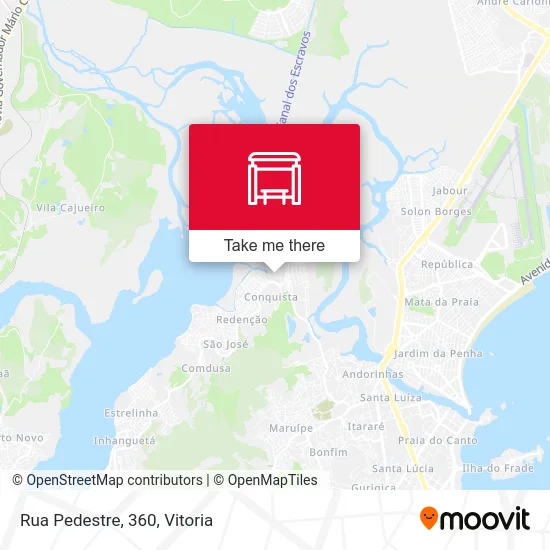 Rua Pedestre, 360 map