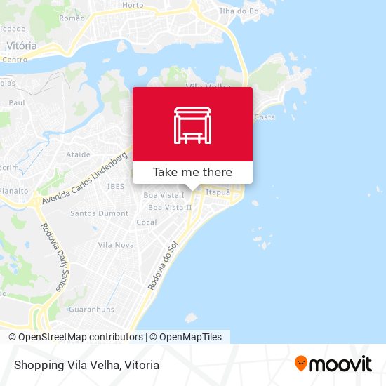 Mapa Shopping Vila Velha