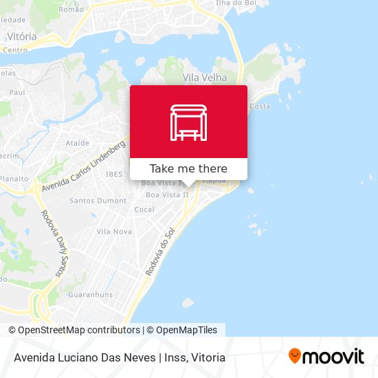 Avenida Luciano Das Neves | Inss map