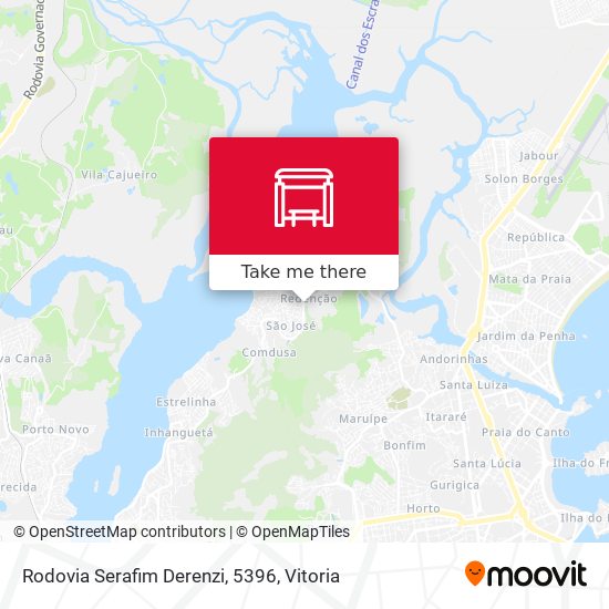 Rodovia Serafim Derenzi, 5396 map