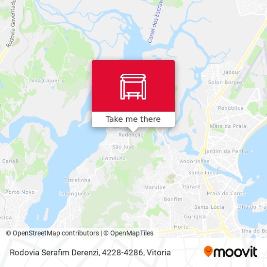 Rodovia Serafim Derenzi, 4228-4286 map