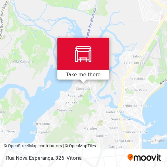 Rua Nova Esperança, 326 map