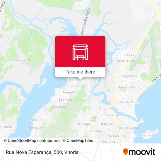 Rua Nova Esperança, 500 map