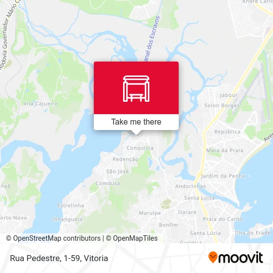 Rua Pedestre, 1-59 map