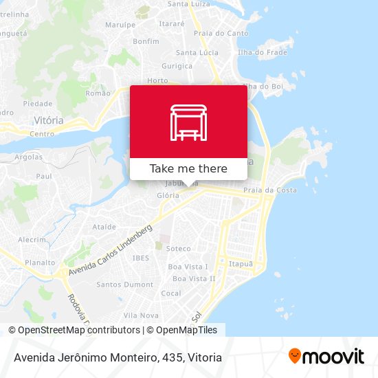 Mapa Avenida Jerônimo Monteiro, 435