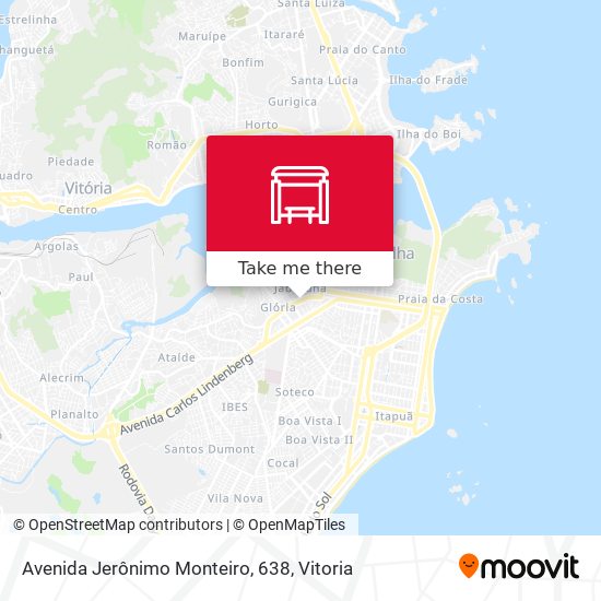 Mapa Avenida Jerônimo Monteiro, 638