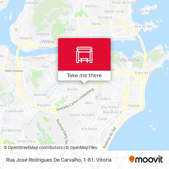 Rua José Rodrigues De Carvalho, 1-81 map