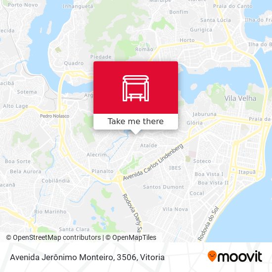 Avenida Jerônimo Monteiro, 3506 map