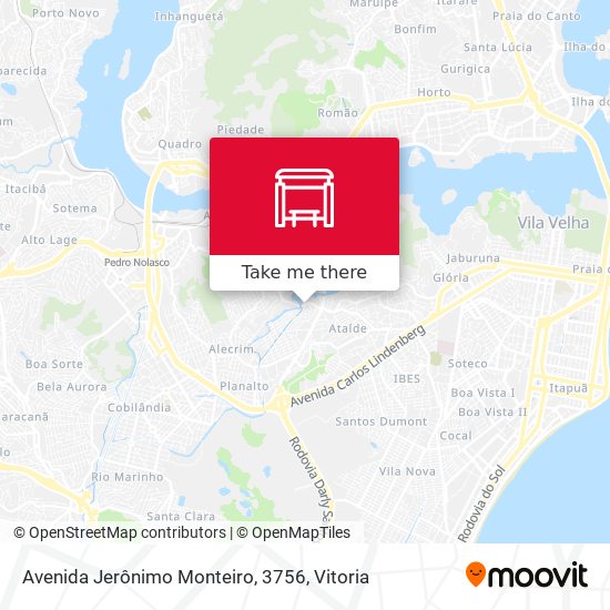 Avenida Jerônimo Monteiro, 3756 map
