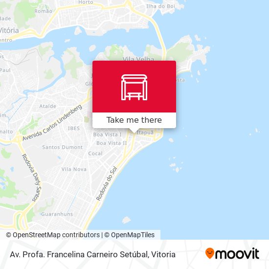 Mapa Av. Profa. Francelina Carneiro Setúbal