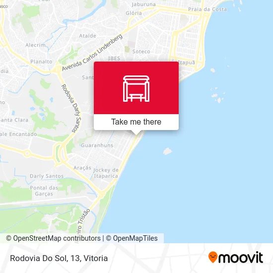 Rodovia Do Sol, 13 map