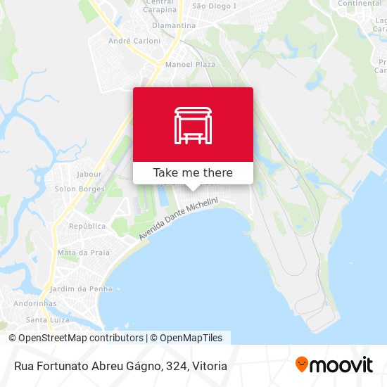 Rua Fortunato Abreu Gágno, 324 map