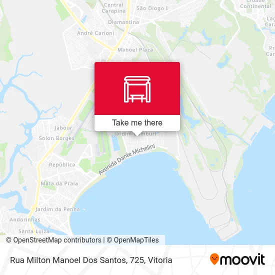 Rua Milton Manoel Dos Santos, 725 map