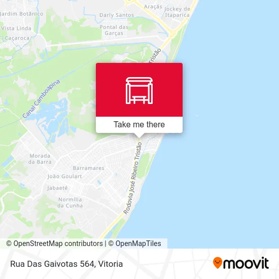 Rua Das Gaivotas 564 map