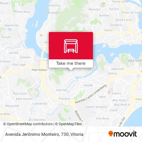 Avenida Jerônimo Monteiro, 730 map