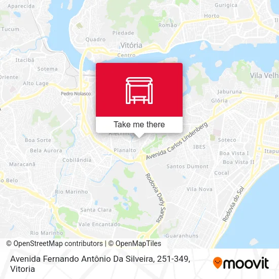 Avenida Fernando Antônio Da Silveira, 251-349 map