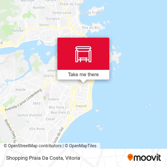 Shopping Praia Da Costa map