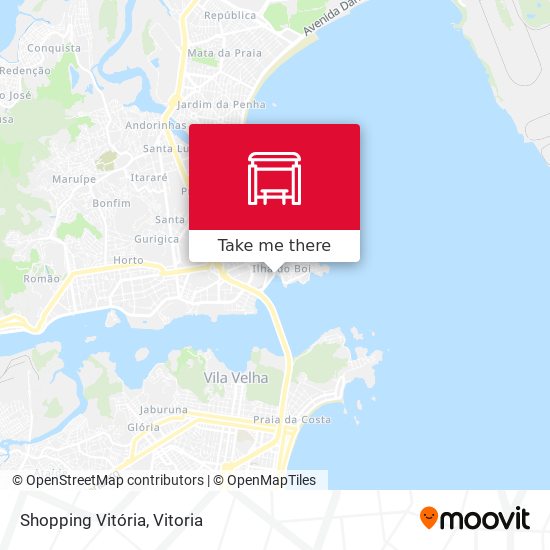 Shopping Vitória map