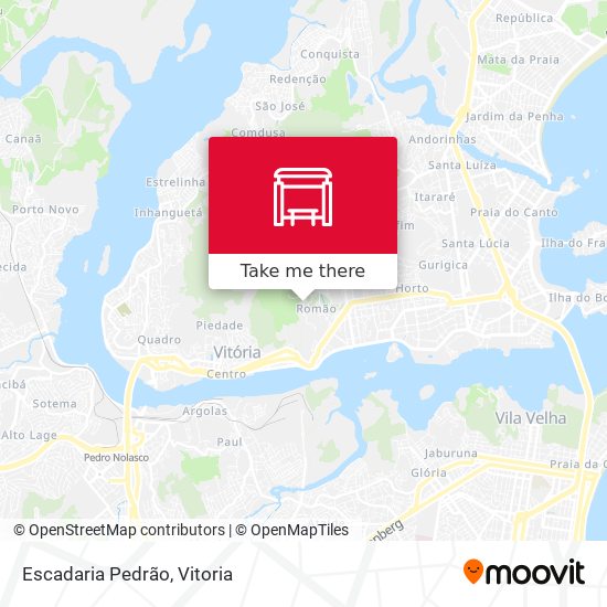 Escadaria Pedrão map