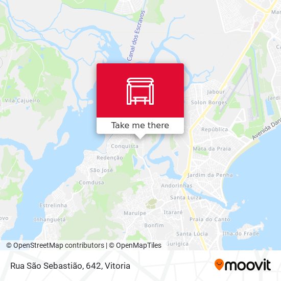 Rua São Sebastião, 642 map