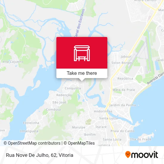 Rua Nove De Julho, 62 map