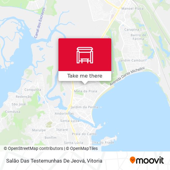 Salão Das Testemunhas De Jeová map