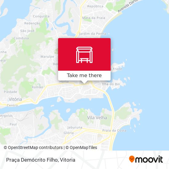 Mapa Praça Demócrito Filho