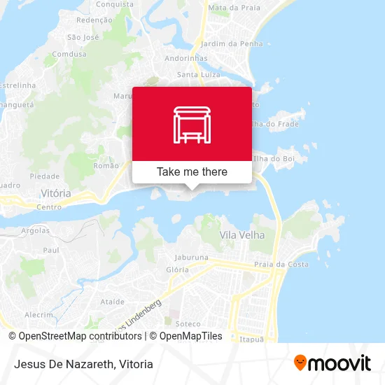 Jesus De Nazareth map