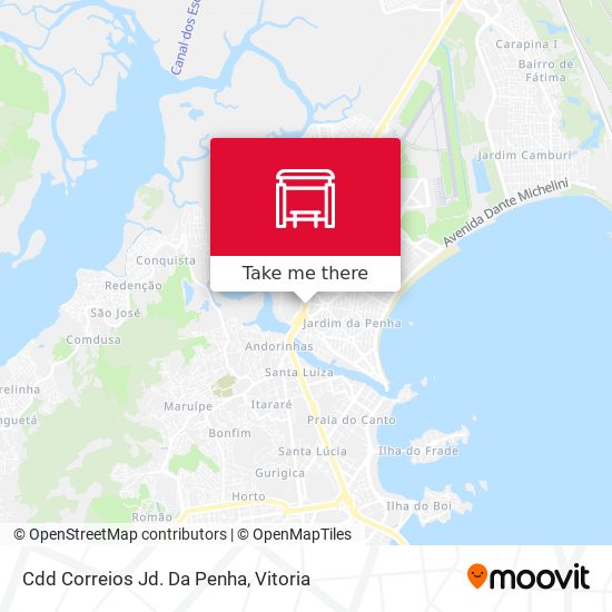 Cdd Correios Jd. Da Penha map