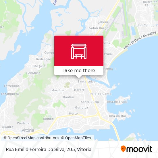 Rua Emílio Ferreira Da Silva, 205 map
