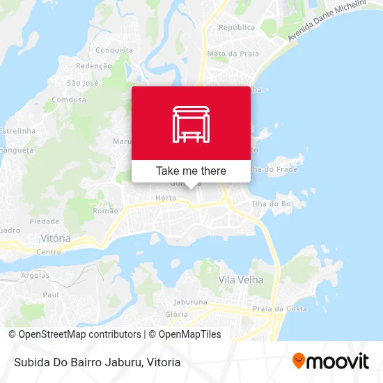 Subida Do Bairro Jaburu map