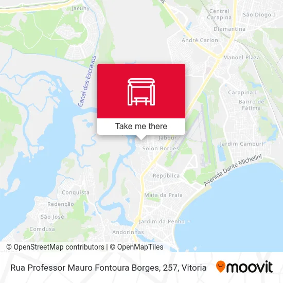 Rua Professor Mauro Fontoura Borges, 257 map