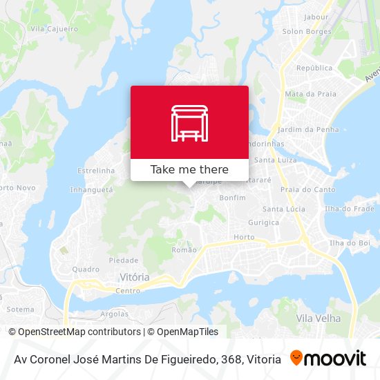Av Coronel José Martins De Figueiredo, 368 map