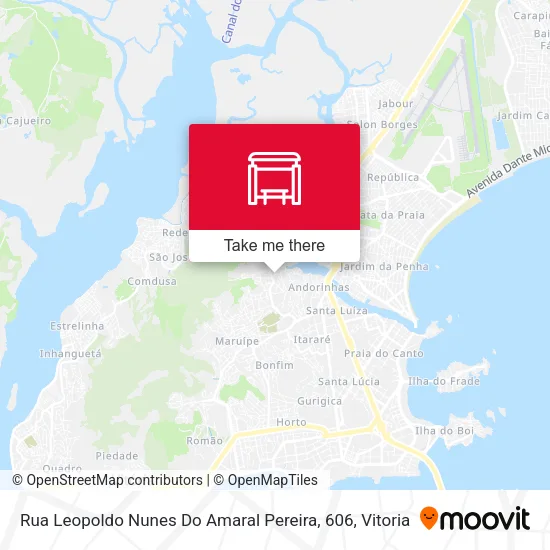 Rua Leopoldo Nunes Do Amaral Pereira, 606 map