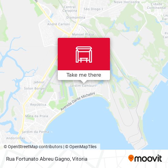 Mapa Rua Fortunato Abreu Gagno