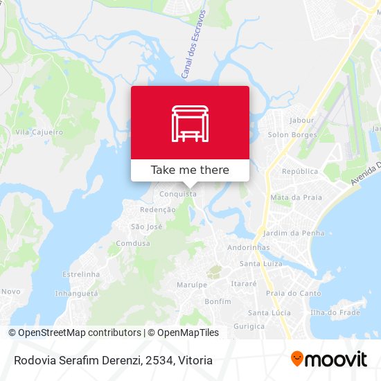 Rodovia Serafim Derenzi, 2534 map