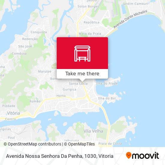 Avenida Nossa Senhora Da Penha, 1030 map