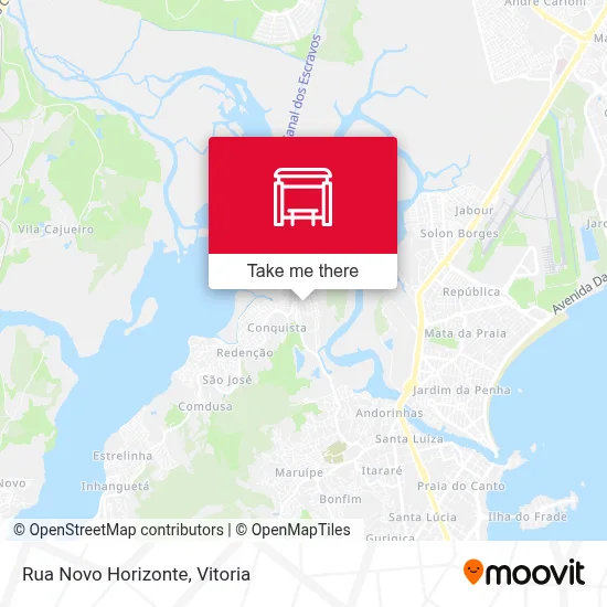 Rua Novo Horizonte map