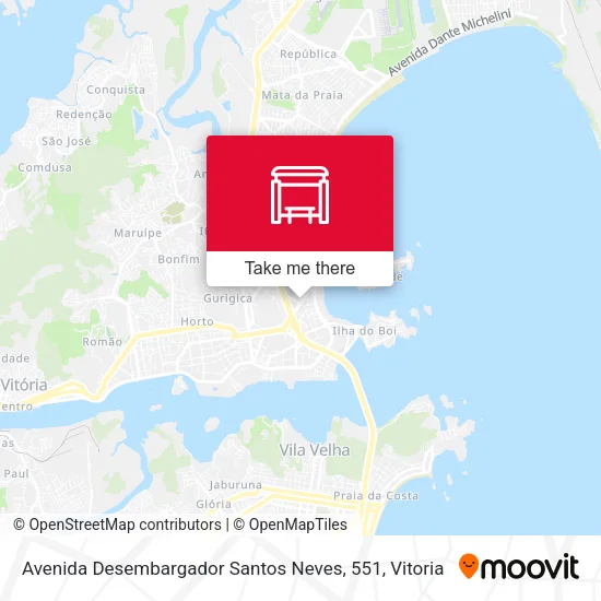 Avenida Desembargador Santos Neves, 551 map
