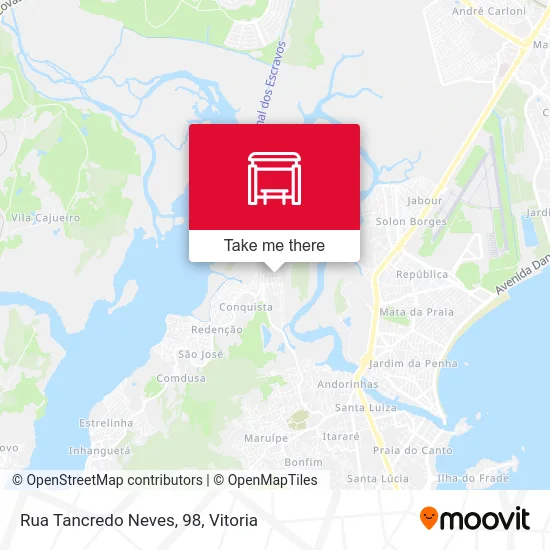 Rua Tancredo Neves, 98 map