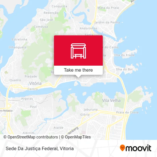Sede Da Justiça Federal map